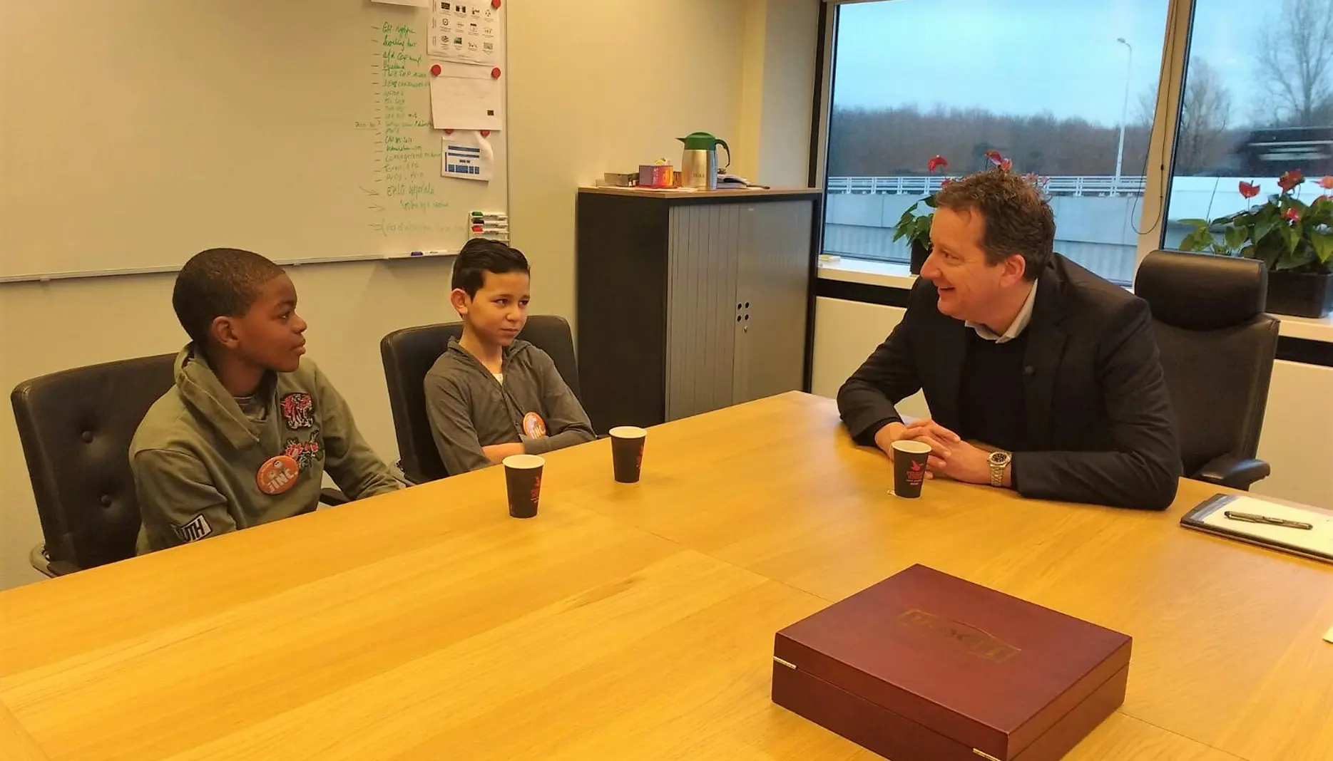 Jonge talenten op de stoel van Michiel van Dorst