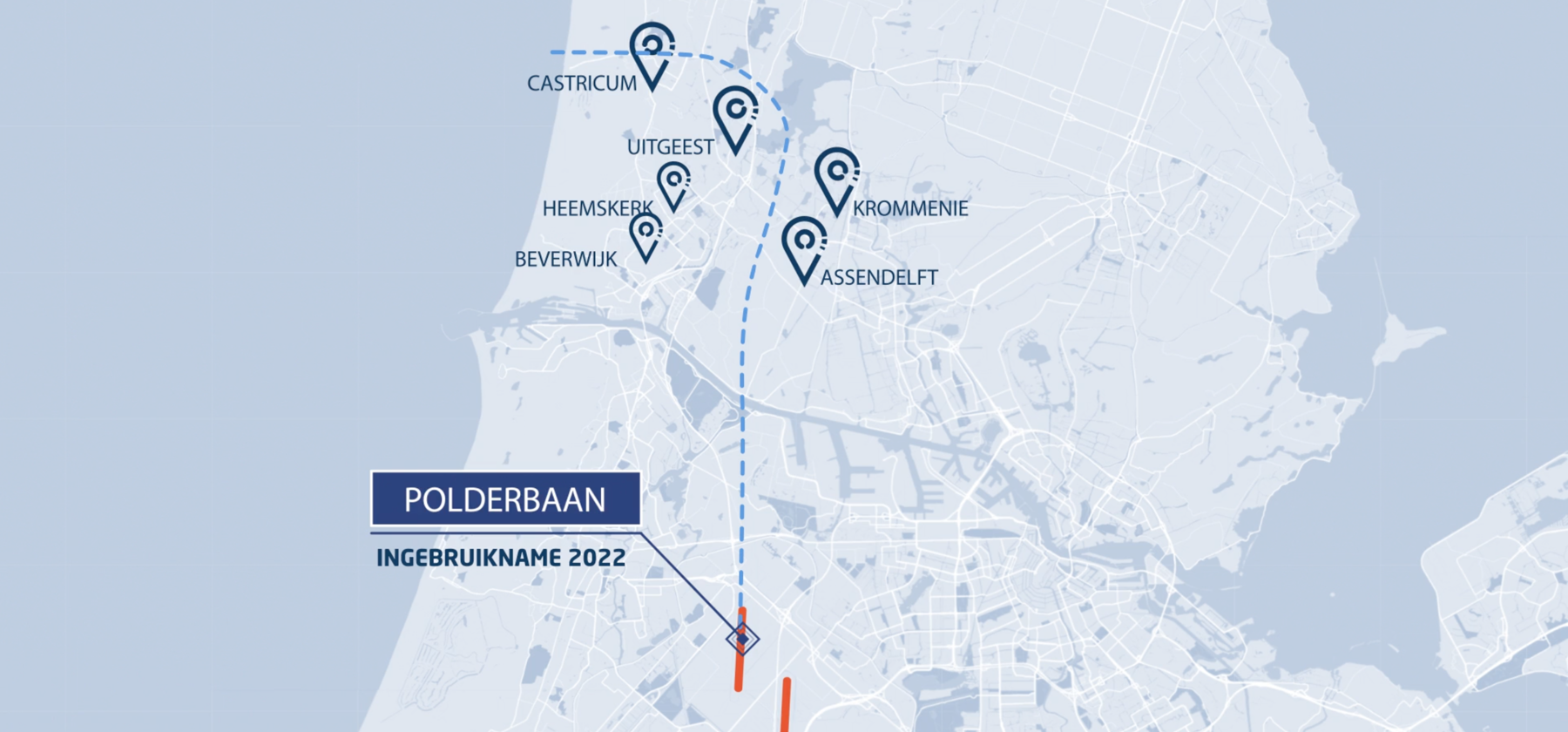  LVNL vermindert geluidshinder in de nacht voor bewoners in Noord-Holland