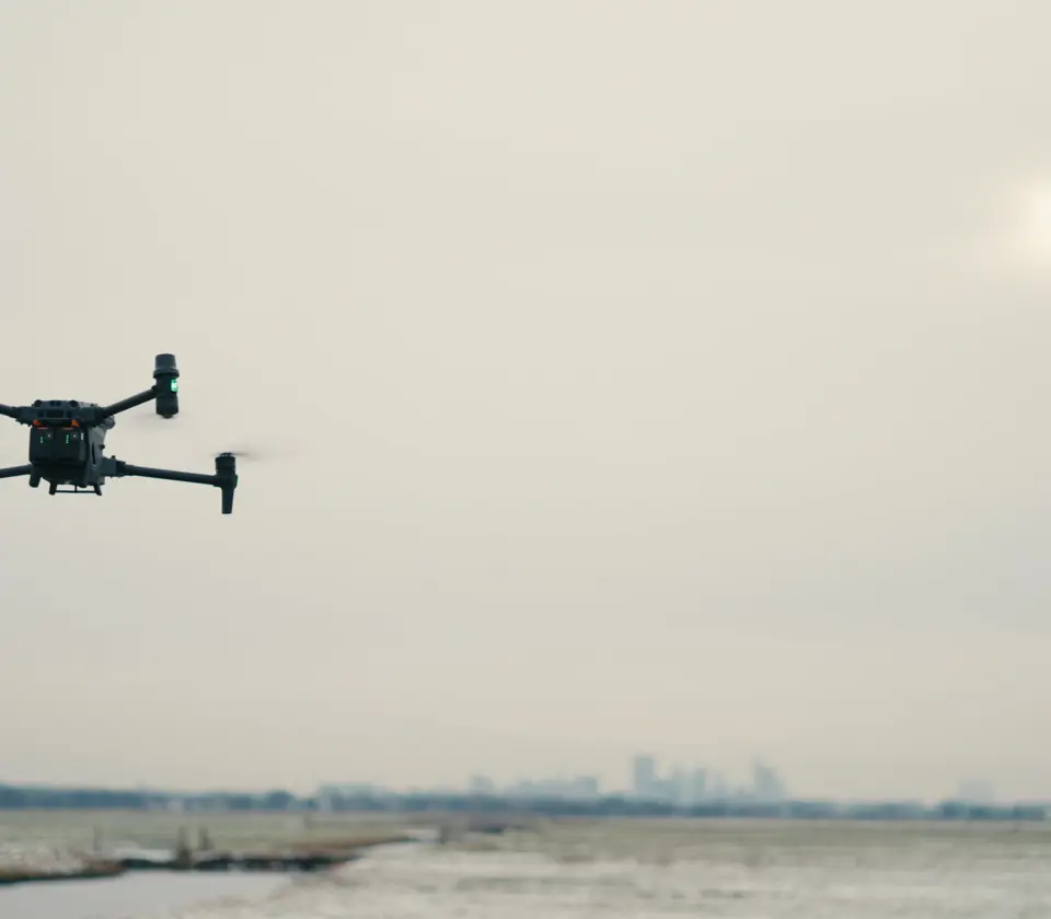 Drone in de lucht