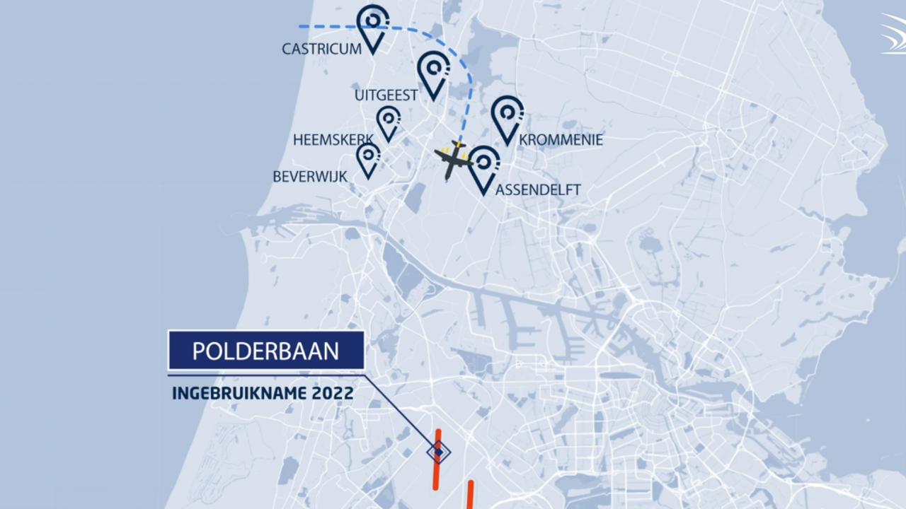 LVNL vermindert geluidshinder in de nacht voor bewoners in Noord-Holland