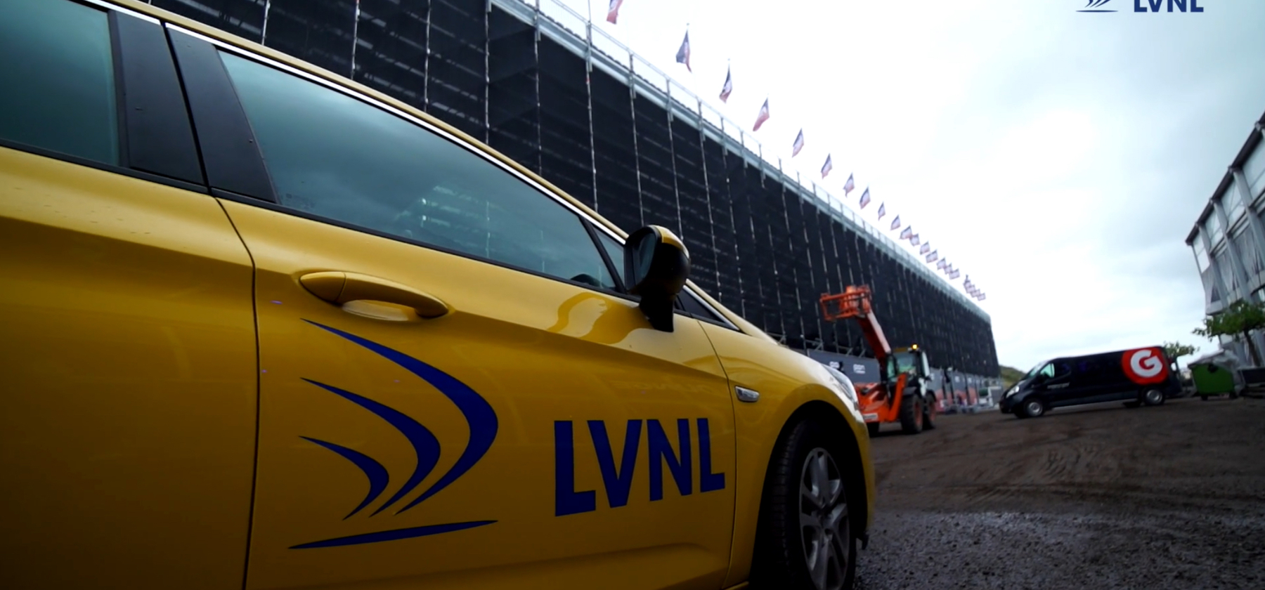 LVNL auto op circuit Zandvoort