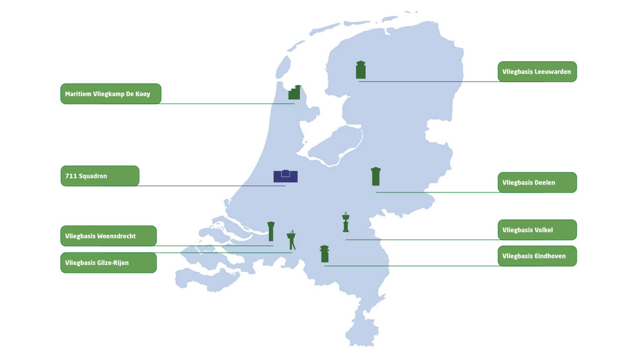 Militaire luchtverkeersleidingslocaties