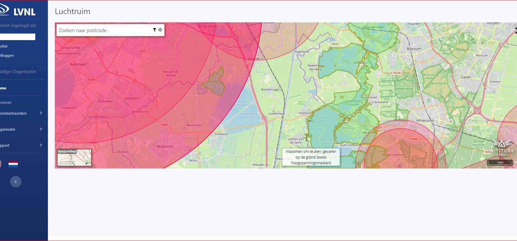 Voor-aanvraag professionele dronevlucht in CTR nu via GoDrone