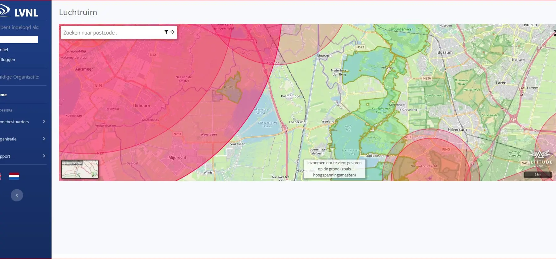Voor-aanvraag professionele dronevlucht in CTR nu via GoDrone