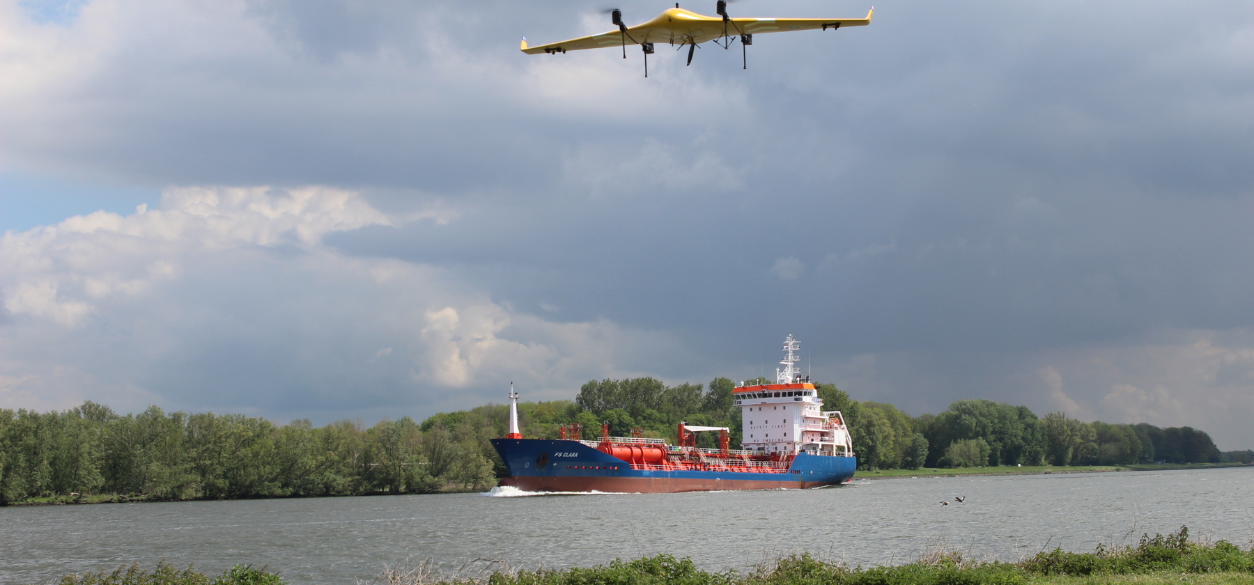 Test luchtverkeersleidingsinstructies aan dronebestuurder via GoDrone app succesvol
