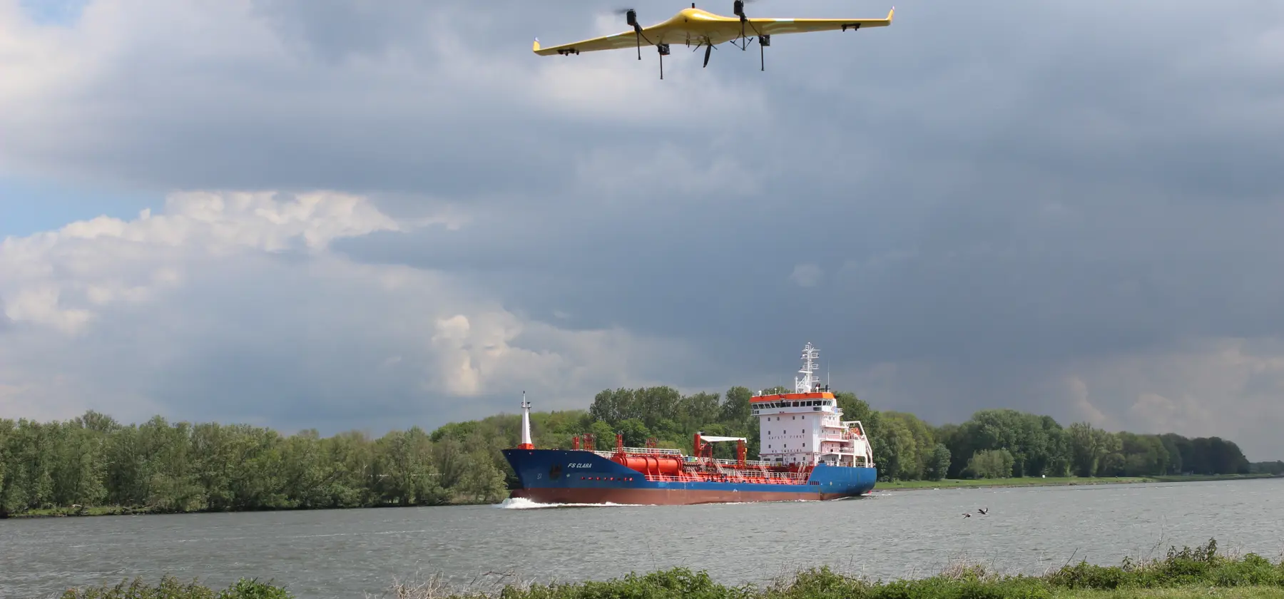 Test luchtverkeersleidingsinstructies aan dronebestuurder via GoDrone app succesvol