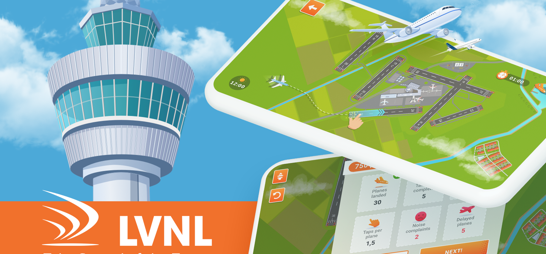 Schuilt er een luchtverkeersleider in jou? Met deze vernieuwde game kom je het te weten!