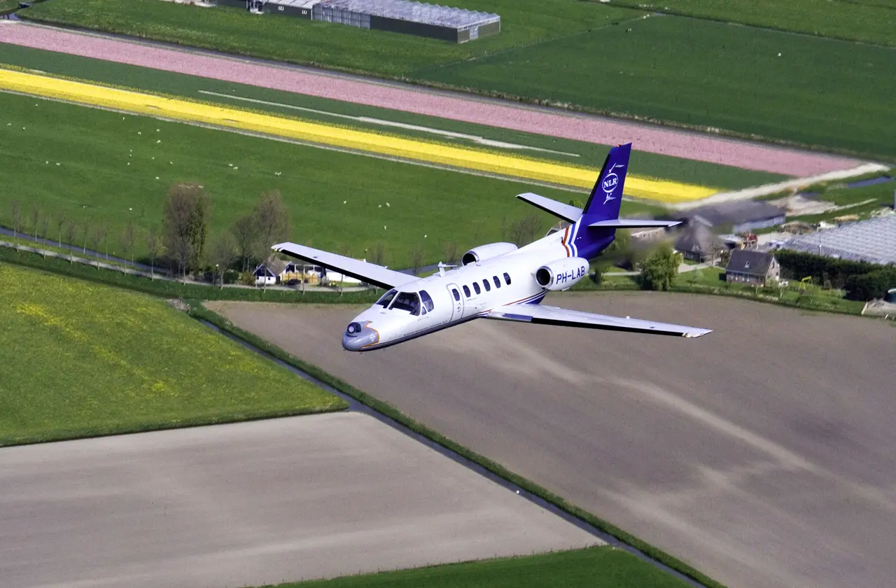 De Cessna Citation II PH-LAB